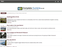 Tablet Screenshot of completecumbria.co.uk